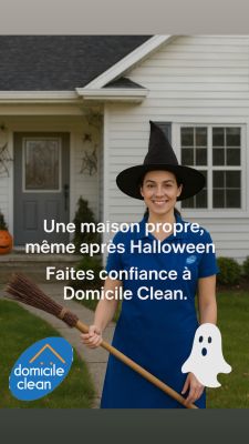 Domicile Clean fête Halloween